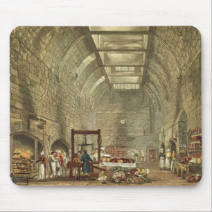 Ancient Kitchen, Windsor Castle, engraved by Willi Mouse Pad