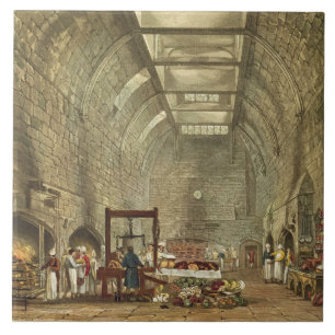 Ancient Kitchen, Windsor Castle, engraved by Willi Tile