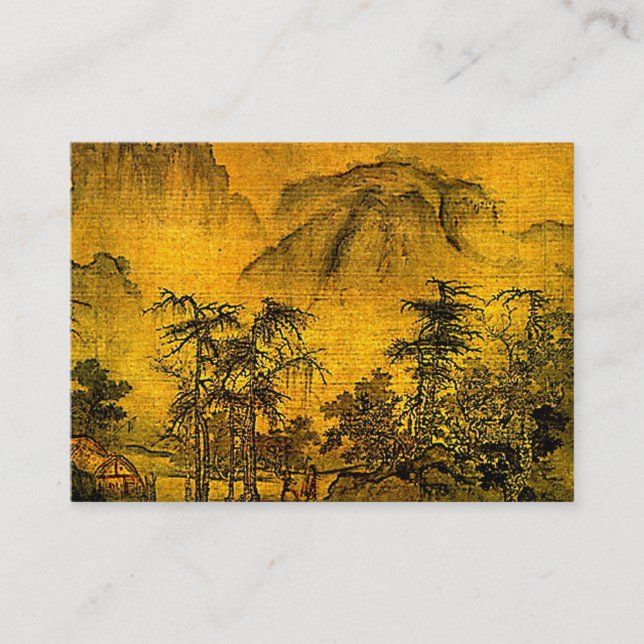 Ancient Landscape ATC Business Card (Front)