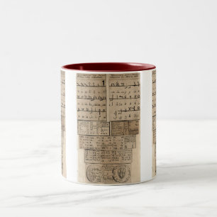Ancient Languages Two-Tone Coffee Mug