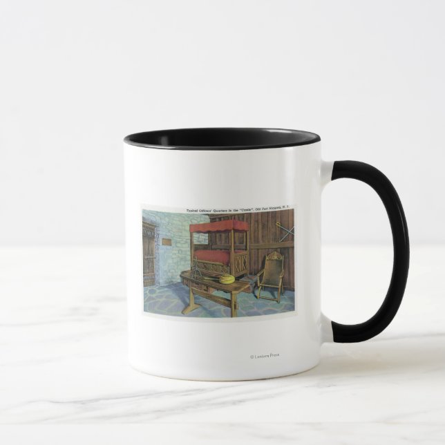 Ancient Lombardy Poplar Tree and French Castle Mug (Right)