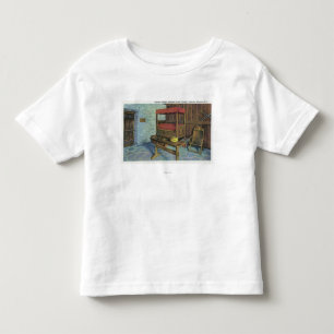 Ancient Lombardy Poplar Tree and French Castle Toddler T-Shirt