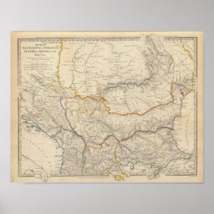 Ancient Macedonia, Thracia, Illyria Poster