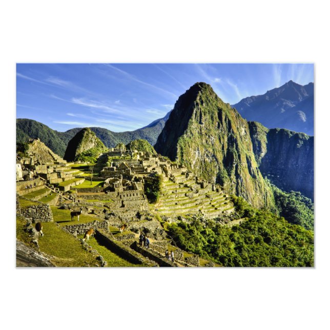 Ancient Machu Picchu, last refuge of the Photo Print (Front)