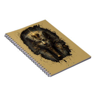Ancient Malice Egyptian Pharaoh Black Notebook