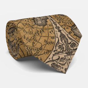 Ancient Map of The World (1531) Tie