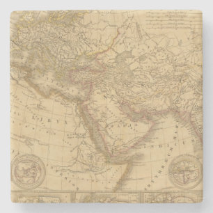 Ancient Map Stone Coaster