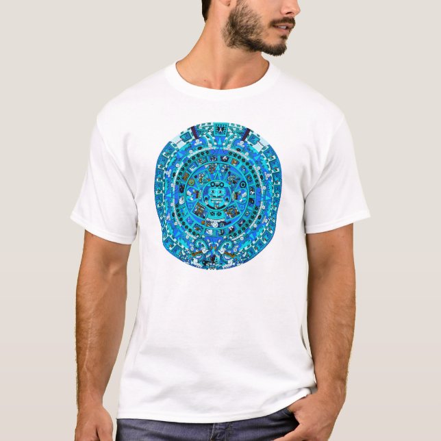 Ancient Mayan Aztec Symbol - End of World ?! T-Shirt (Front)