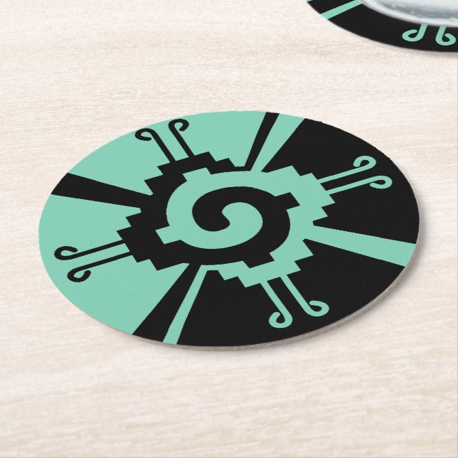 Ancient Mayan Coasters in any Colour you wish (Angled)