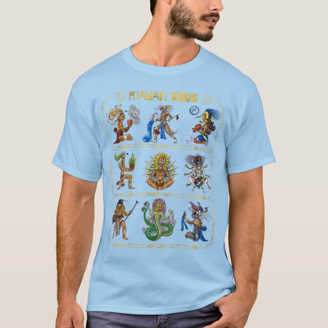 Ancient Mayan Gods T-Shirt (Front)