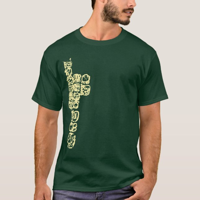 Ancient Mayan Hieroglyphs Shirt (Front)