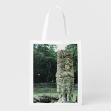 Ancient Mayan Ruins Copan Photo Designed Tote