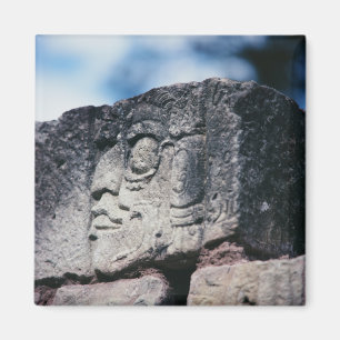 Ancient Mayan Ruins Photo Designed Colour Magnet