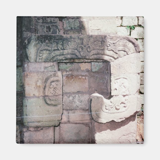Ancient Mayan Ruins Photo Designed Refrigerator Magnet (Front)