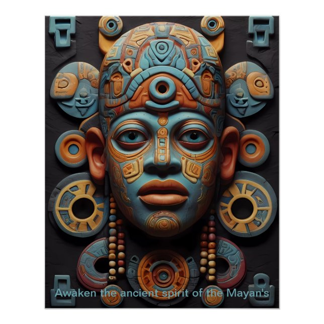 Ancient Mayan Spirit of Light Poster (Front)