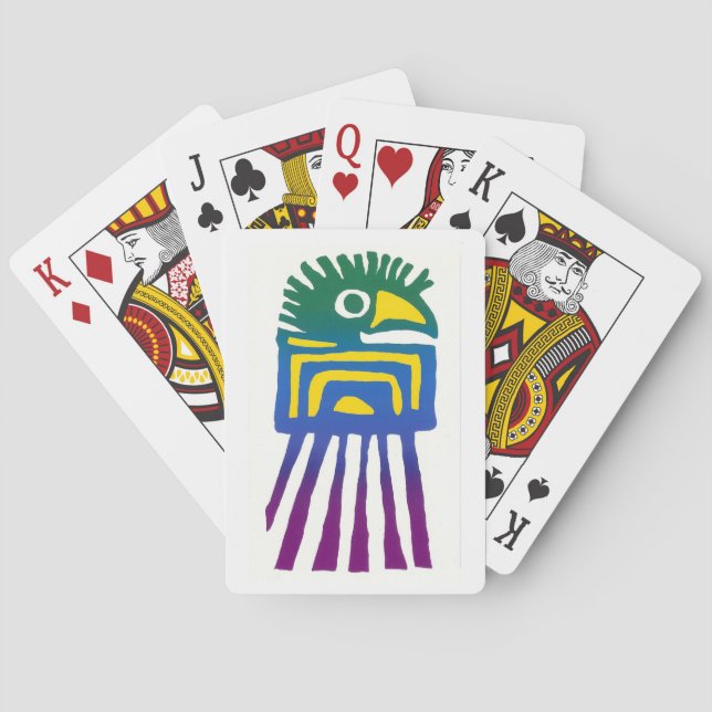 Ancient Mexican Bird Playing Cards (Back)