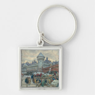 Ancient Moscow, departure after a fight Key Ring