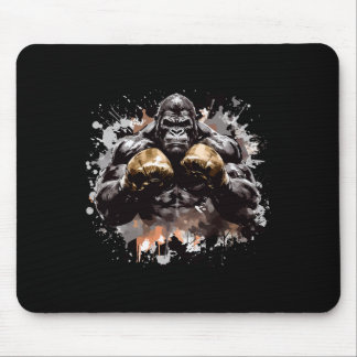 Ancient Motivation Inc Gorilla Boxing Champ Boxer  Mouse Pad