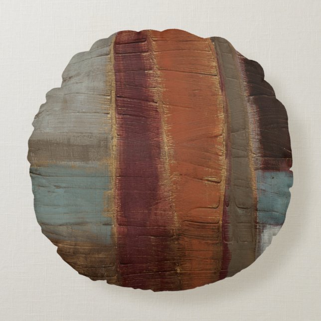 Ancient Musings II Round Cushion (Front)