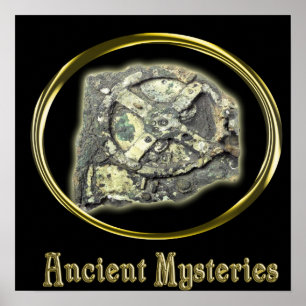 Ancient Mysteries Star clock Poster