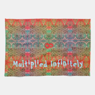 Ancient Mystery Tapestry Multiplied Infinitely Tea Towel