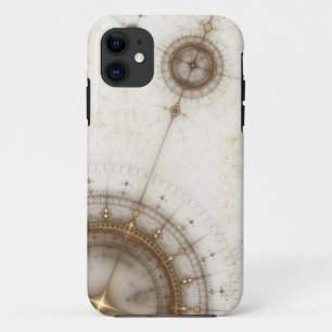 Ancient Nautical Chart, Grunge iPhone 11 Case