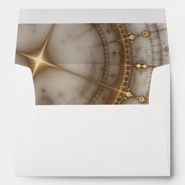 Ancient Nautical Chart, Grunge Envelope (Back (Bottom))