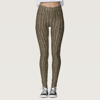 Ancient Oak Bark – Seamless Nature Texture Leggings