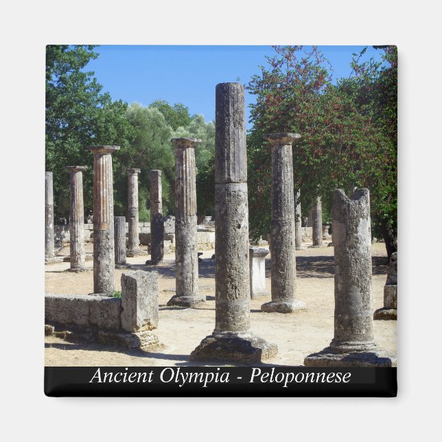 Ancient Olympia - Peloponnese Magnet (Front)