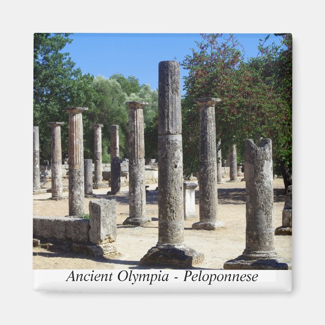 Ancient Olympia - Peloponnese Magnet (Front)