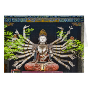Ancient painted sculptures in Shuanglin