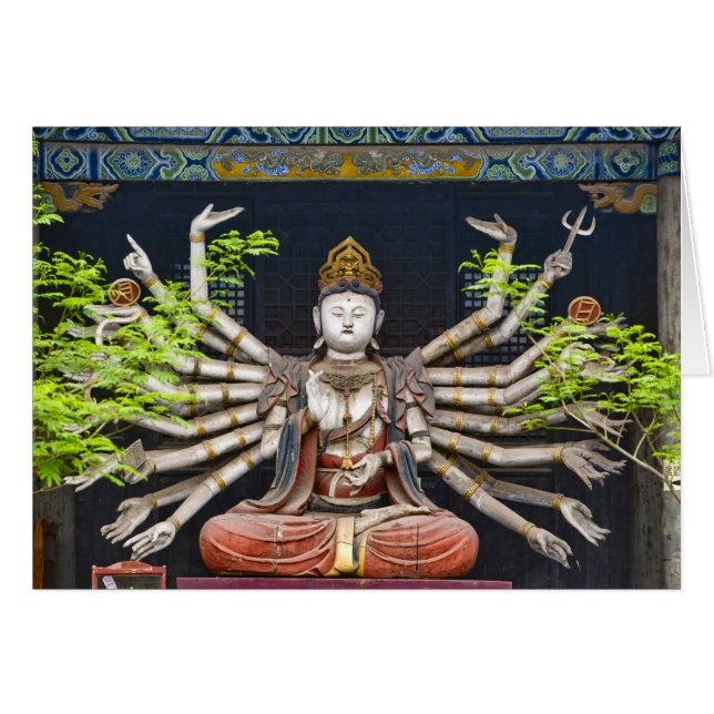 Ancient painted sculptures in Shuanglin (Front Horizontal)
