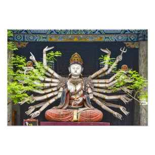 Ancient painted sculptures in Shuanglin Photo Print