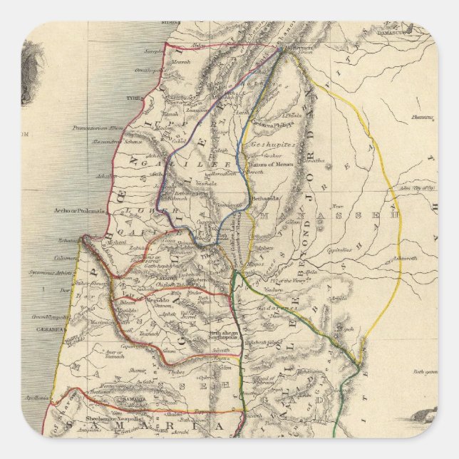 Ancient Palestine Square Sticker (Front)