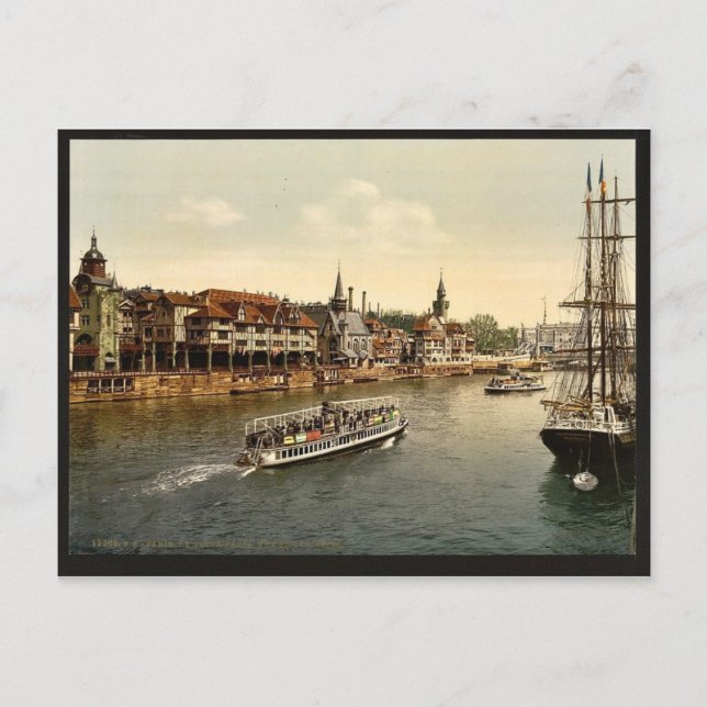 Ancient Paris, Exposition Universal, 1900, Paris, Postcard (Front)