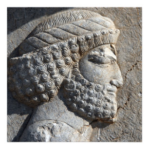 Ancient Persian Warrior Detail Persepolis Iran Photo Print