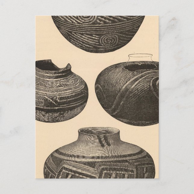 Ancient pottery, Tusayan Postcard (Front)