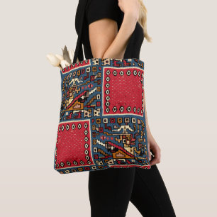 Ancient Pre-Columbian Peruvian Moche Pattern Tote Bag