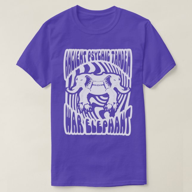 Ancient psychic tandem war elephant  T-Shirt (Design Front)