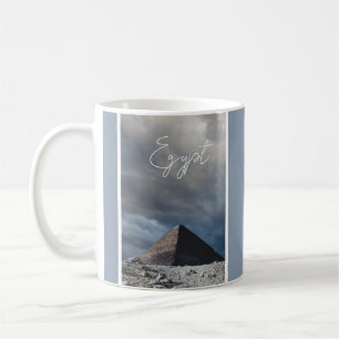 Ancient Pyramid with stormy sky, Egypt Coffee Mug