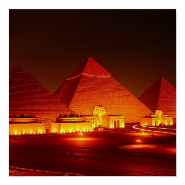 Ancient pyramids poster (Front)