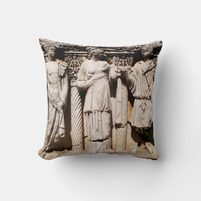  Ancient relief engravings  sculptures in Turkey Cushion (Front)