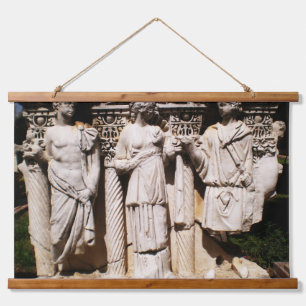 Ancient relief engravings sculptures in Turkey Hanging Tapestry