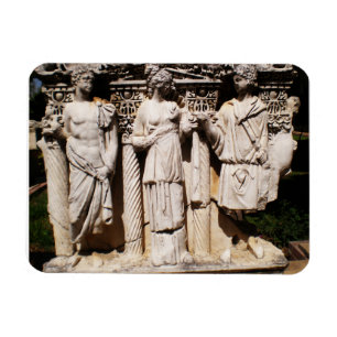 Ancient relief engravings sculptures in Turkey Magnet