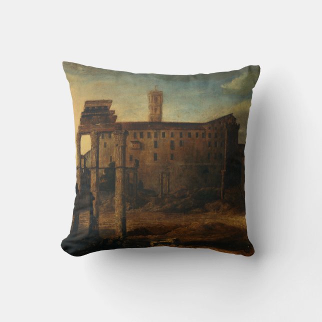 Ancient Roman architecture Roman Ruins Cushion (Front)