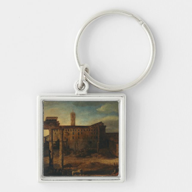 Ancient Roman architecture Roman Ruins Key Ring (Front)