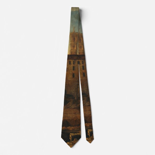 Ancient Roman architecture Roman Ruins Tie (Front)