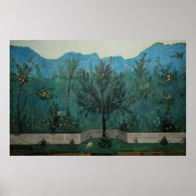 Ancient Roman Art / Fresco /House of Livia / Poster (Front)