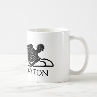 Ancient Roman Artefact Know Thyself Skeleton Coffee Mug