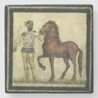 Ancient Roman Artwork Stone Coaster
